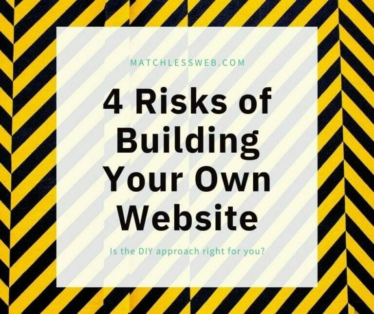 4 Risks Of Building Your Own Website Social Cover